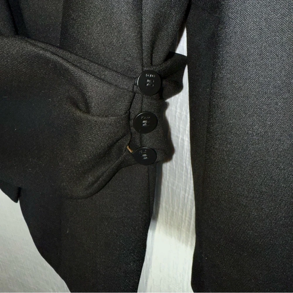 The Fold Black Collingham Jacket wool‎ blend size 10 NWT